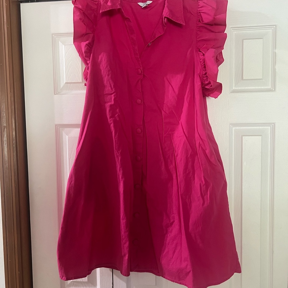 Crown & Ivy Pink Midi Dress